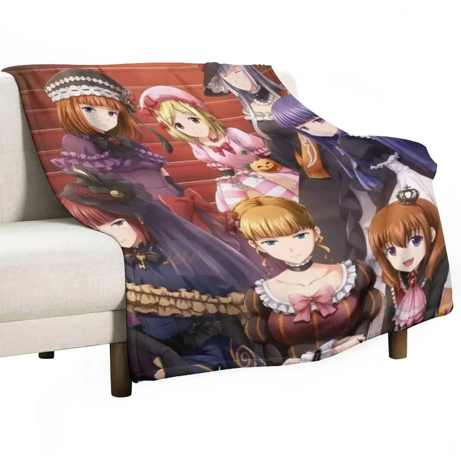

Umineko Anime Throw Blanket Warm Plush Fuzzy Blanket for Living Room