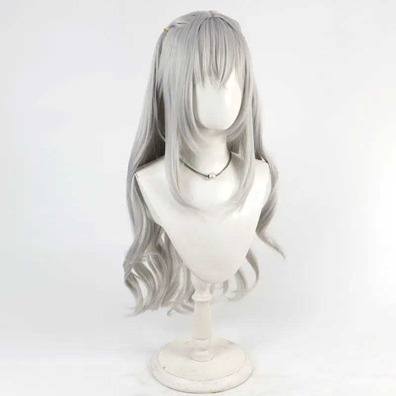 Virtual YouTube Vtuber Leona Hibisaki Cosplay Wig Halloween Carnival Party Props Synthetic Hair Heat