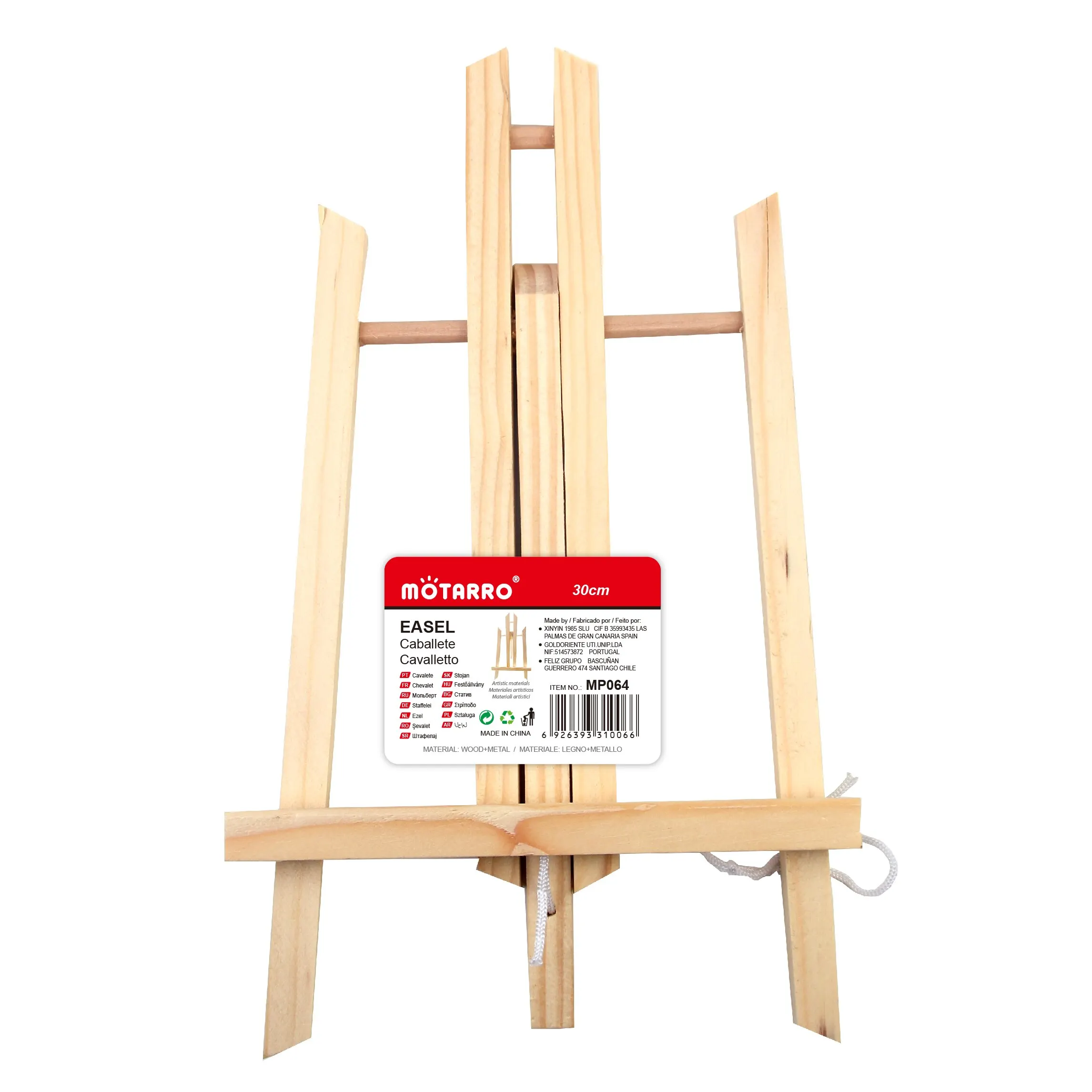 MOTARRO 1Pcs Natural Wood Easel Frame Tripod Display Holder Wedding Table Name Card Stand Children Painting Display Craft