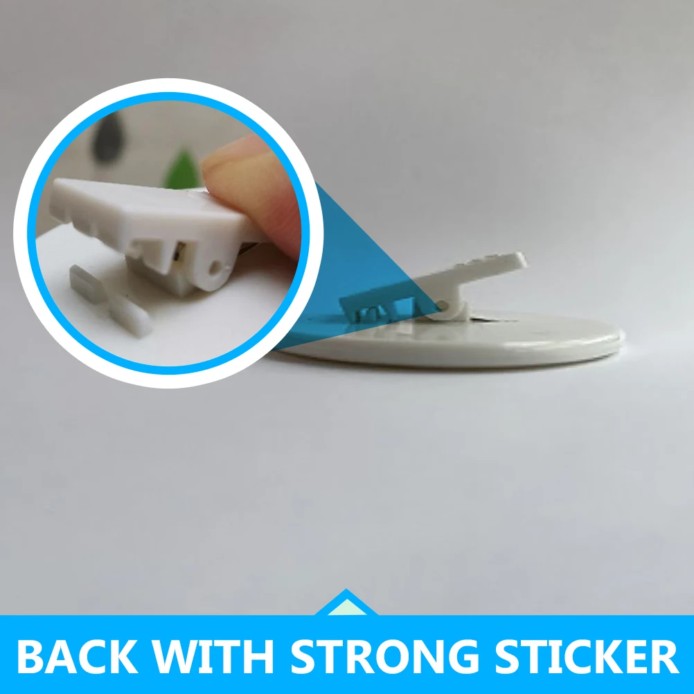 

4 шт. зажимы для занавесок для душа - самоклеящиеся аксессуары, ветрозащитный зажим из АБС-пластика