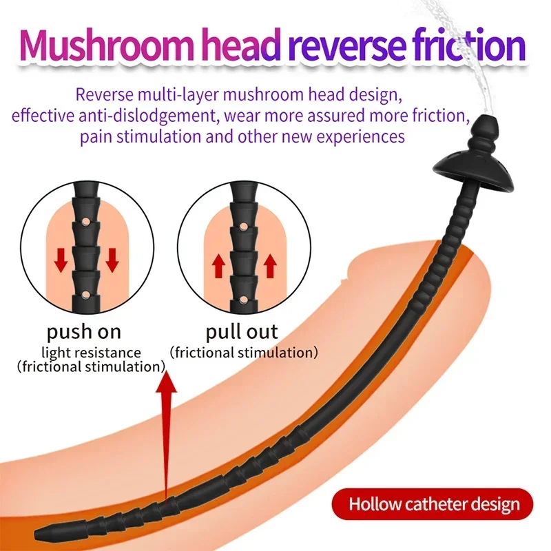 말 눈 스틱에 윤활유를 주입하여 통증을 완화시키는 중공 카테터 말 눈 스틱 SM 하체 정액