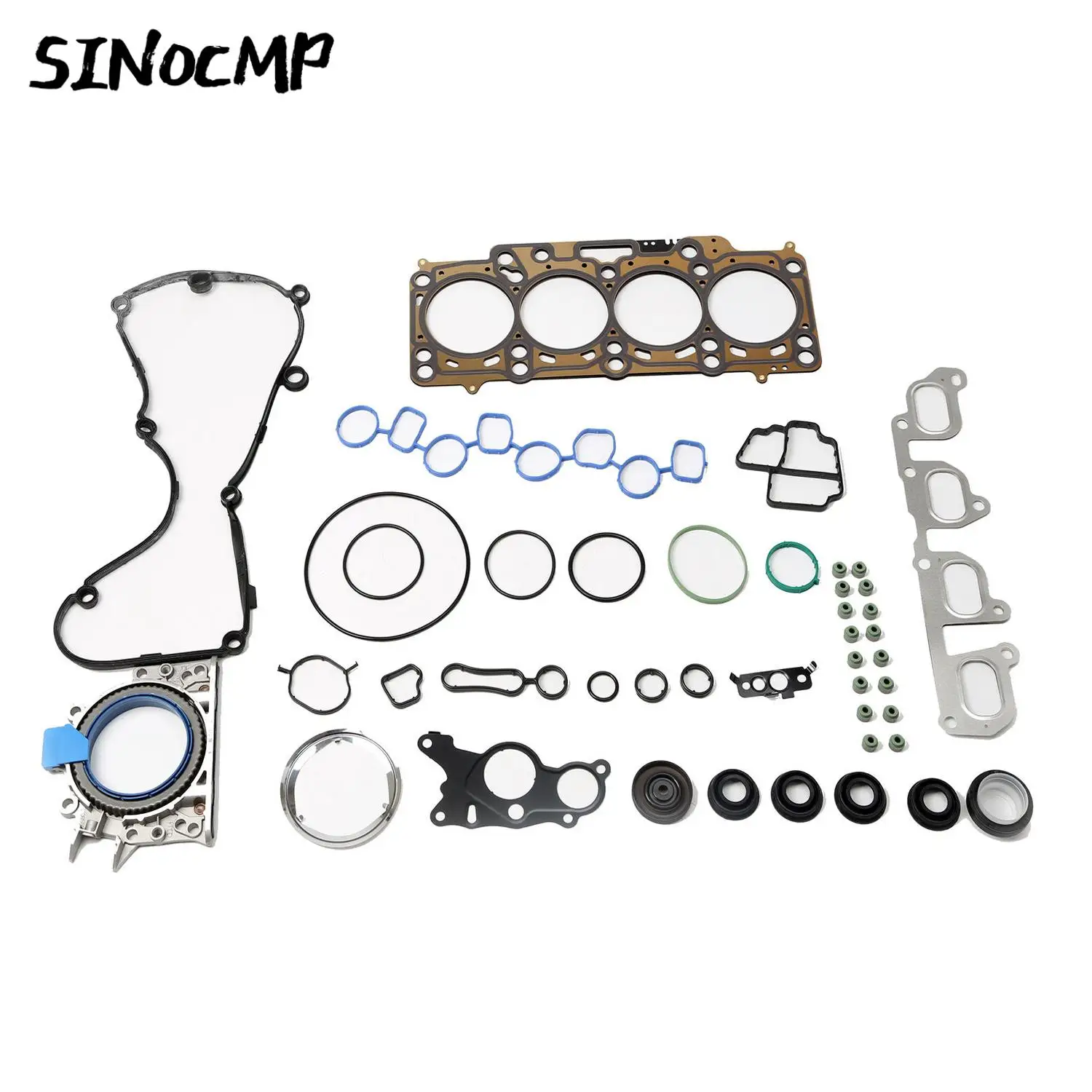 

1 комплект прокладок дизельного двигателя 03L103383AD для VW Audi A3 A4 A6 Seat 2.0T, комплект прокладок головки блока цилиндров, автомобильные детали