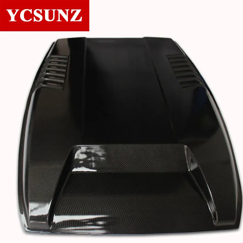 carbon fiber Bonnet Scoop For Ford Ranger T7 T8 Wildtrak For Ford Everest Endeavour 2016 2017 2018 2019 2020 2021 Double cabin