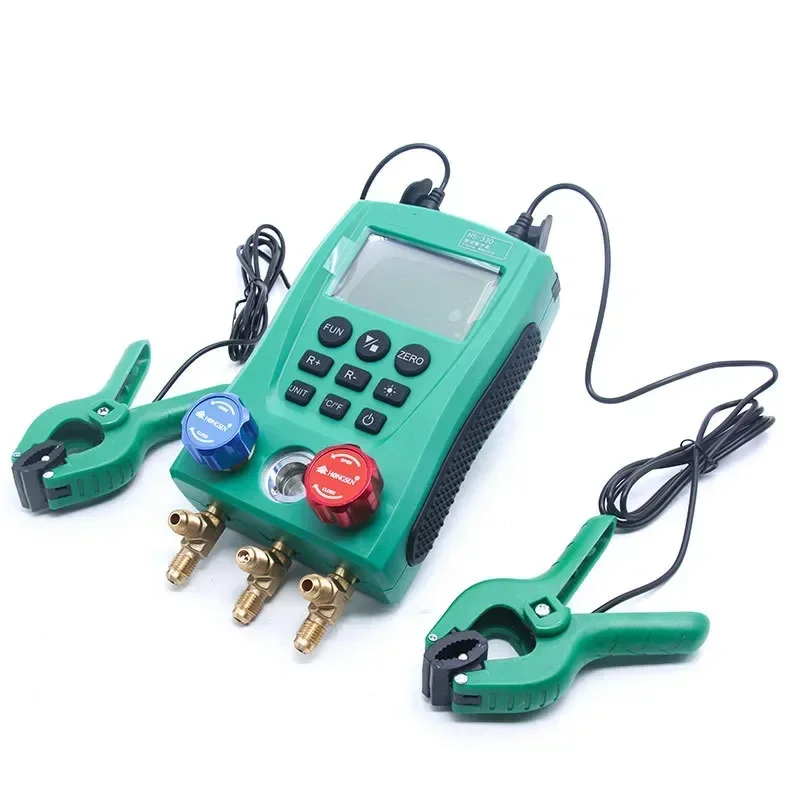 Air Conditioning Refrigeration Electronic Fluorine-filled Meter Manifold Meter Fluorine-added Meter Liquid Refrigerant