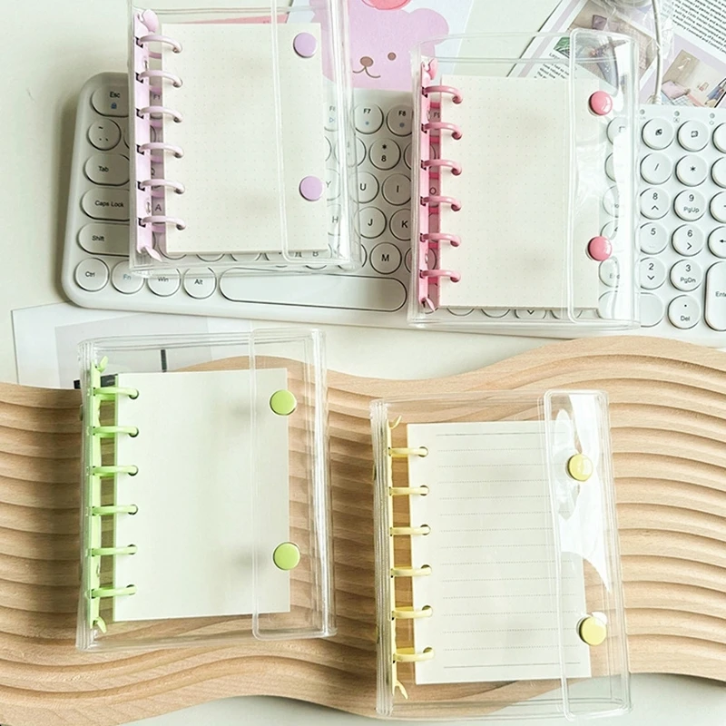 ألبوم صور A7 بطاقات صور شفافة ملونة تجميع آلة تجليد الكتب للصور الفوتوغرافية ملزمة الصورة ديكور فوركوكا دانشور #2