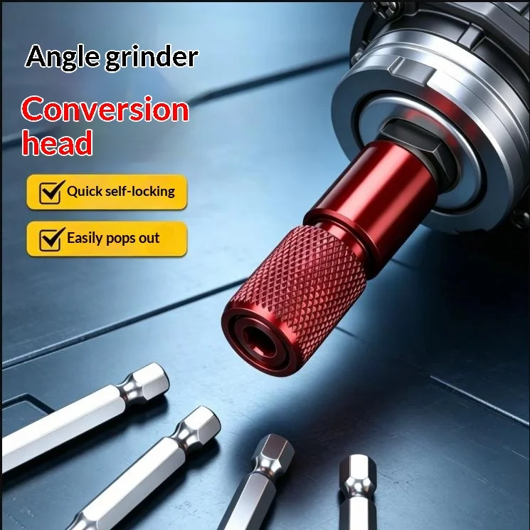 1Pcs M10 To 6.35mm Hexagon Shank Adapter Pocket Tool Compact Fast Release Converter Accessories