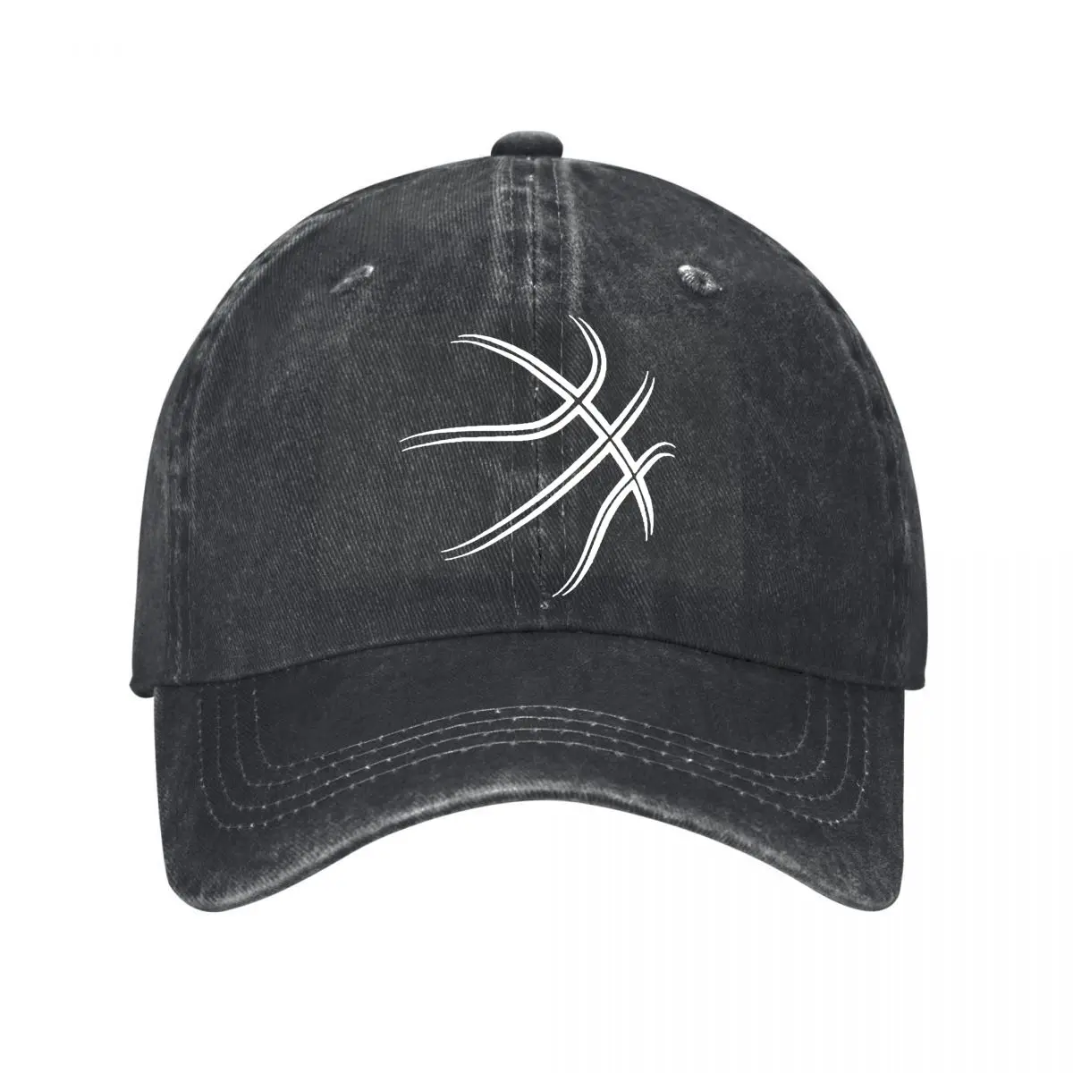 Basketball Graphic Sports 2026 New Vintage Washed Baseball Cap
