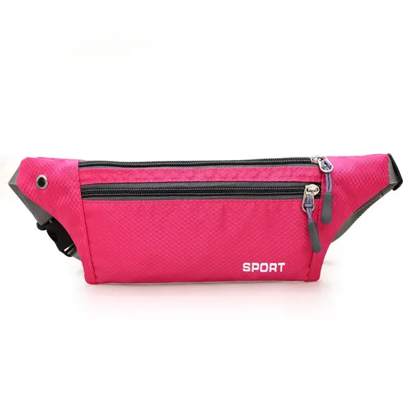 Sac banane de sport pour femme, sac banane, portefeuille à bandoulière, ceinture, sac de téléphone de voyage, mode sport, poudres d'argent