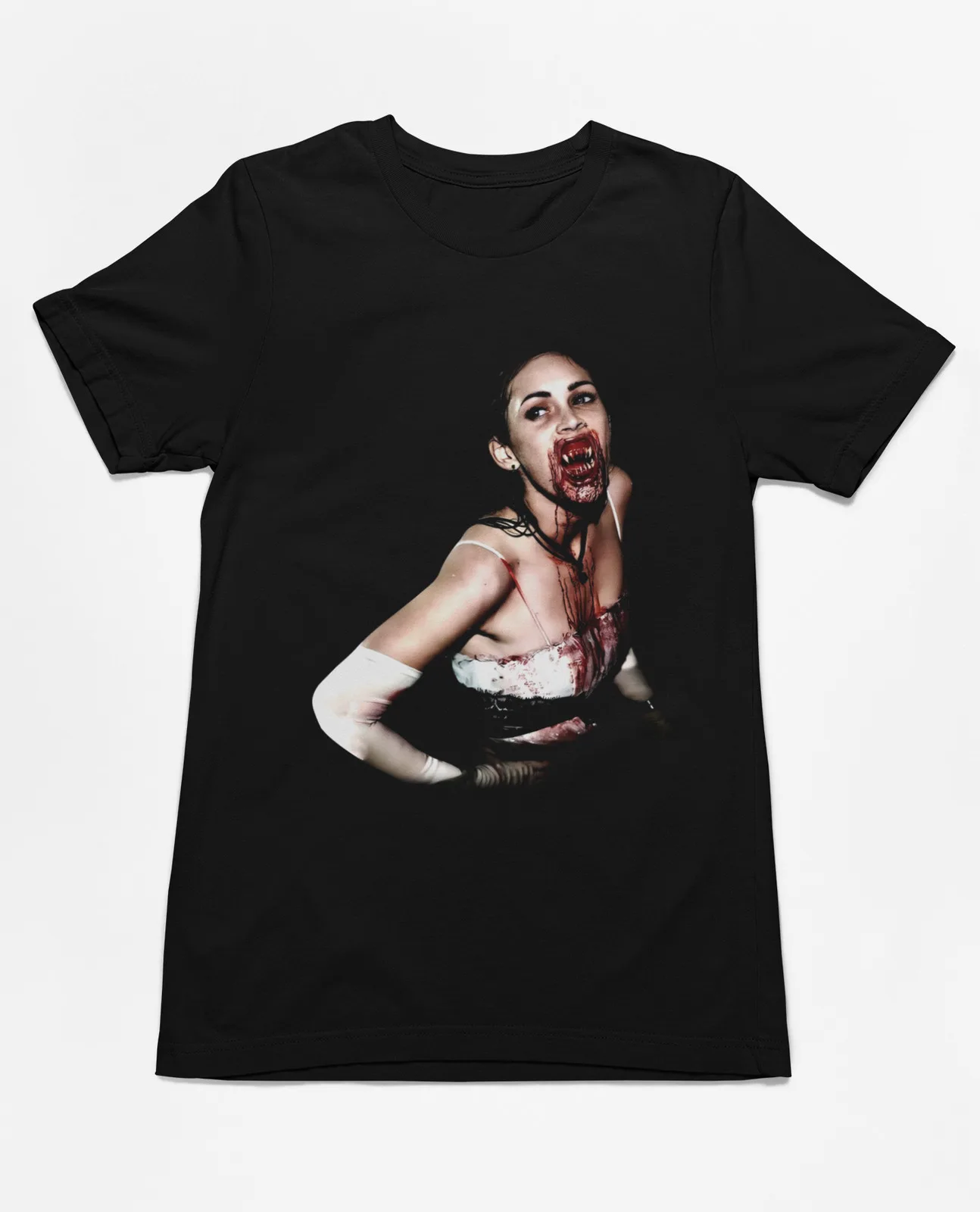 Punxnkisses Jennifer Body Vampire Girl Vintage Graphic 100% Cotton Shirt 101136