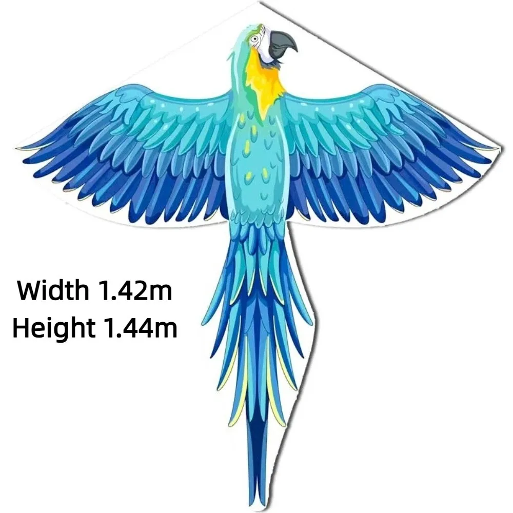 Easy To Fly Large Bird Kite Parrot Good Flying Children's Kite 100M Kite Line Outdoor Flying Toy Animal Wind Kites Family Trips