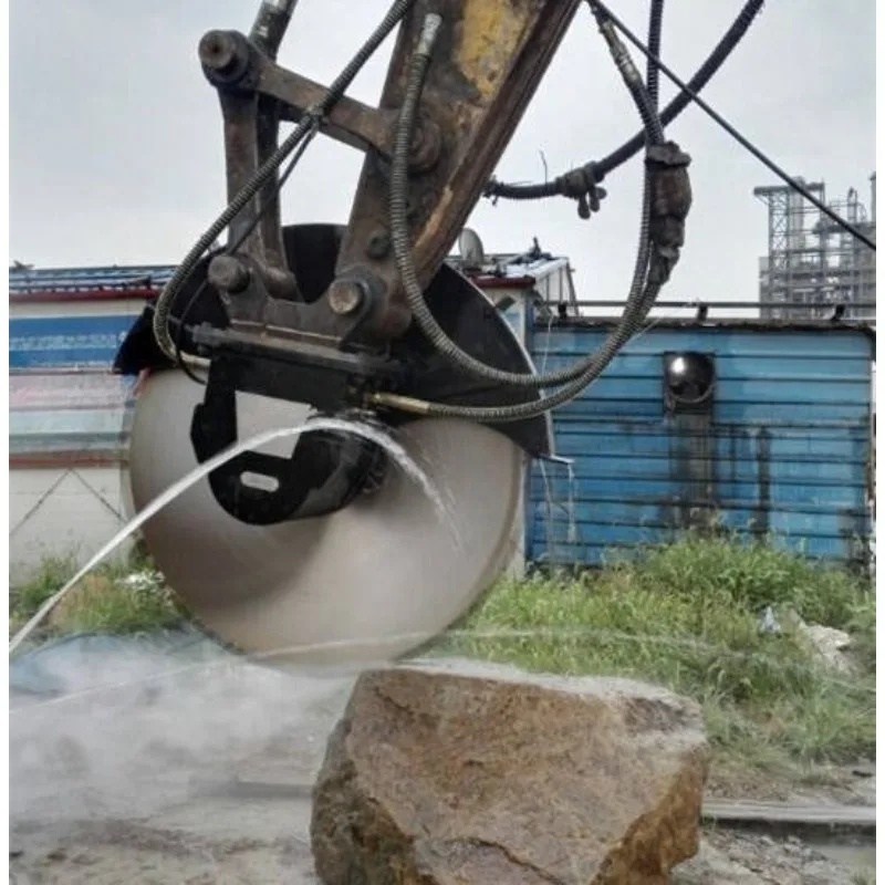 High Efficiency Hydraulic Rock Saw Factory Price Attachment Rock Saw Hydraulically Driven Stone Cutter Mountain Cutting Saw