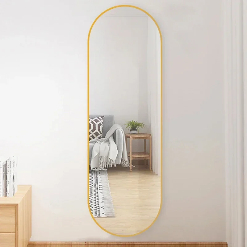 Pegatinas estéticas de cuerpo completo para dormitorio moderno, espejos de pared estéticos, accesorios de longitud, decoración europea Lusterko Habitacion