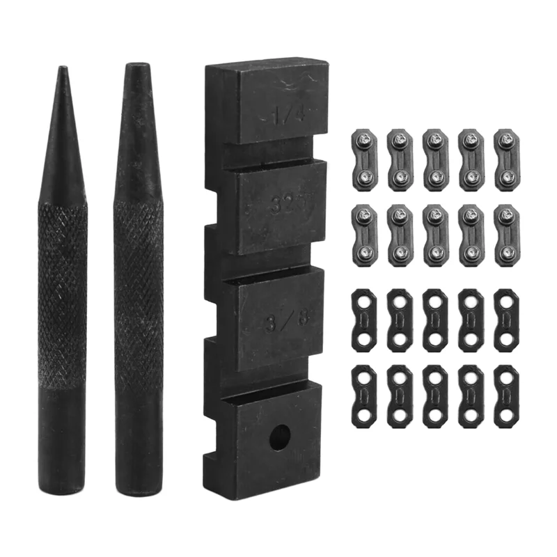 2025 الاتجاه 3 قطعة قواطع المنشار الجيب سلسلة المنشار إصلاح إصلاح أداة مجموعة مع 10 مجموعات 0.325In سلسلة المنشار النجار رابط Rep