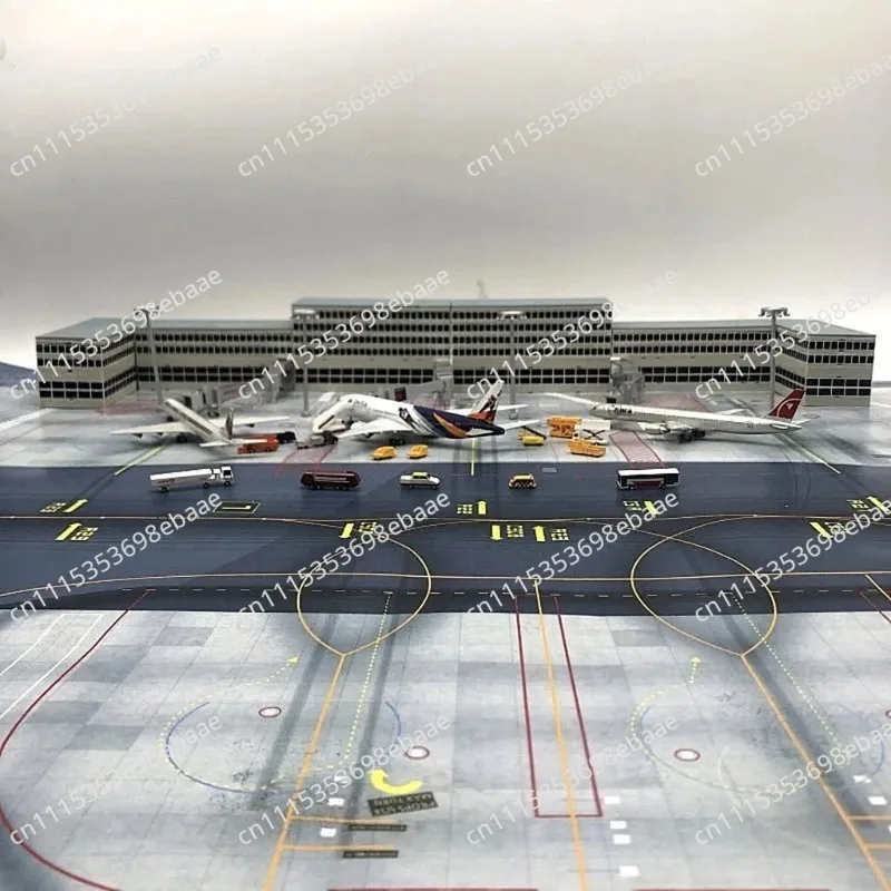 Model Finished Product Collection Toy Gift Decoration 1:400 Scale Airport Plastic Assembly Scene