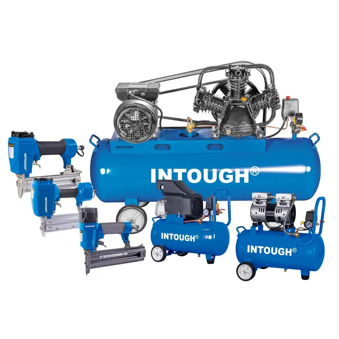 INTOUGH Grado de alta calidad 50L 2KW 2.5HP Conducción por correa Pequeños mini compresores de aire portátiles