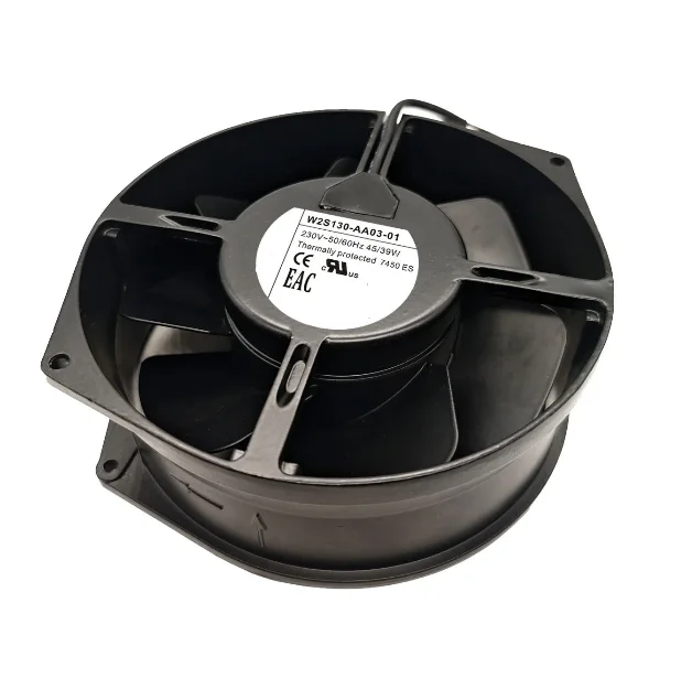 Cooling Fan W2S130-AA03-01 AC 230V 45/39W 50/60HZ 3250RPM 17cm 17255 172*150*55mm 2-Wire
