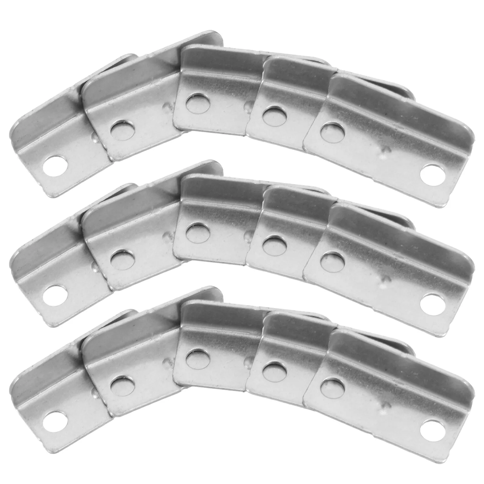 20Pcs Metal Right Angle Drawer Lock Plates L Shaped Strike Plates for Cabinet Drawer Cupboard Home Office Use Door Striker Cover