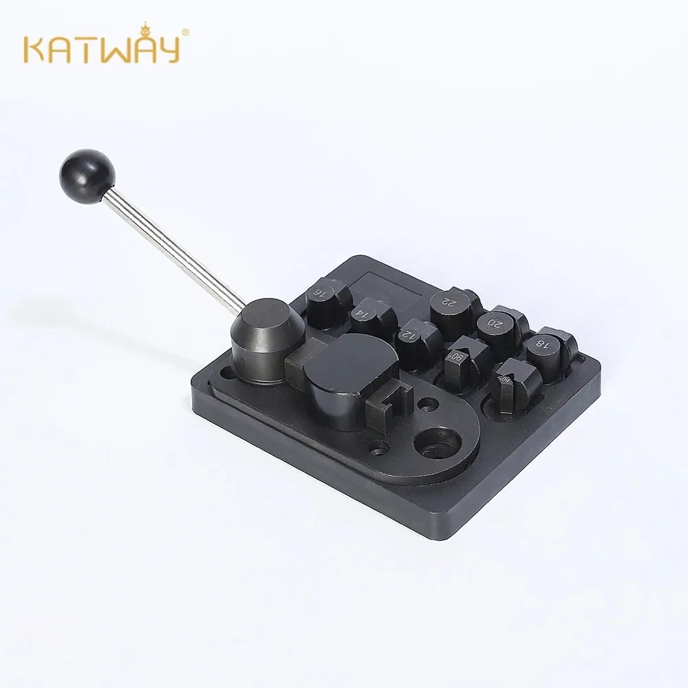 KATWAY Ring Bending Mini Rounding Tool Precision for Artisanal Gold Repair Rolling Multi-function Professional Forming LL-B05N