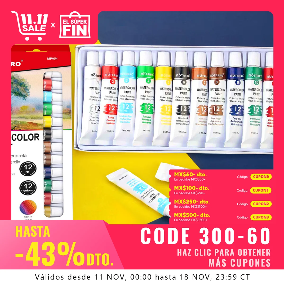 12 Ml Aluminum Tube Acrylic Paint Set 12 Ml Students Beginner 12 Colors Children Adult Watercolor Colorful Multi-purpose Painting Tools for Painting Annuities Diy