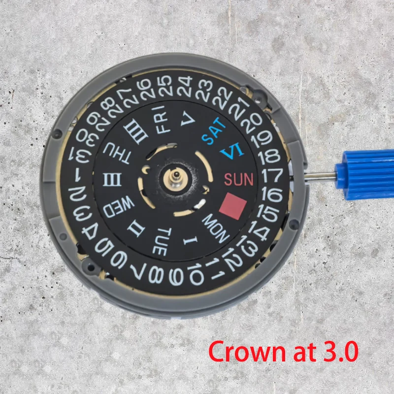NH36 NH36A Movement Crown At 3.0/3.8/4.1 With Date Day Week Self-winding Automatic Movement For Watch SKX007 Mod Watch Part
