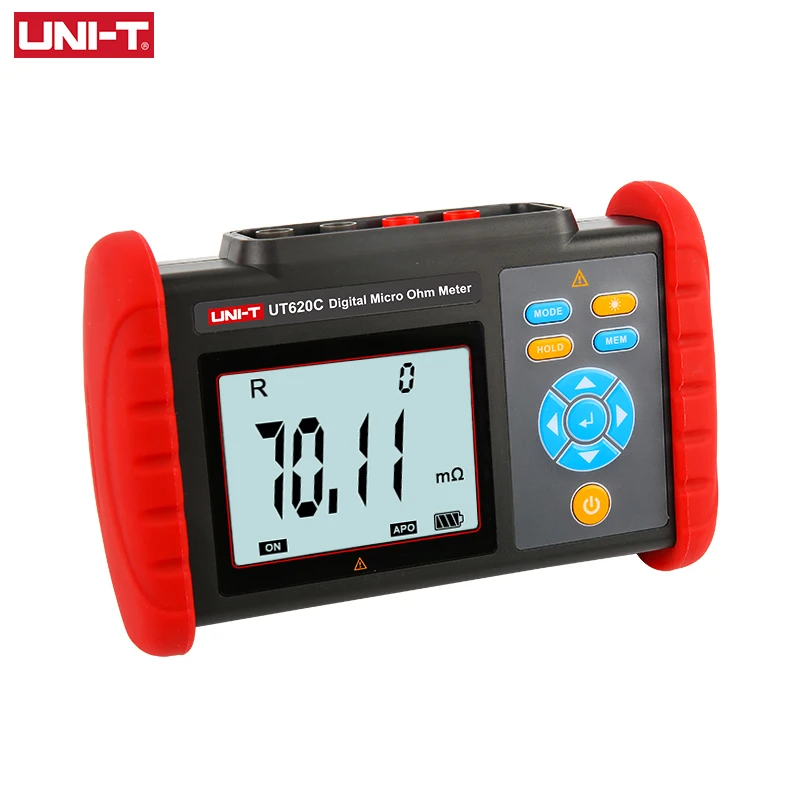 UNI T UT620C Digital Micro Ohm Meter DC Insulation Resistance Tester 300KΩ Milliometer Data Storage