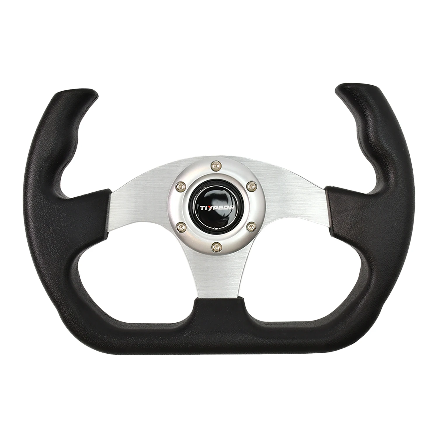 TIYPEOR Car Modified PU Kart Steering Wheel 330mm Racing Sport ATV Steering Wheel