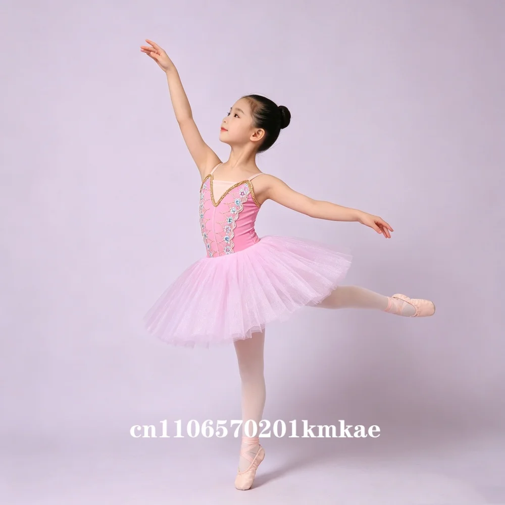 Nuevo Vestido de Ballet para Niñas, Ropa Infantil para Actuaciones Escénicas, Tutú de Ballet, Leotardos para Niñas, Vestidos para Niñas, Disfraces de Danza, Ropa de Danza