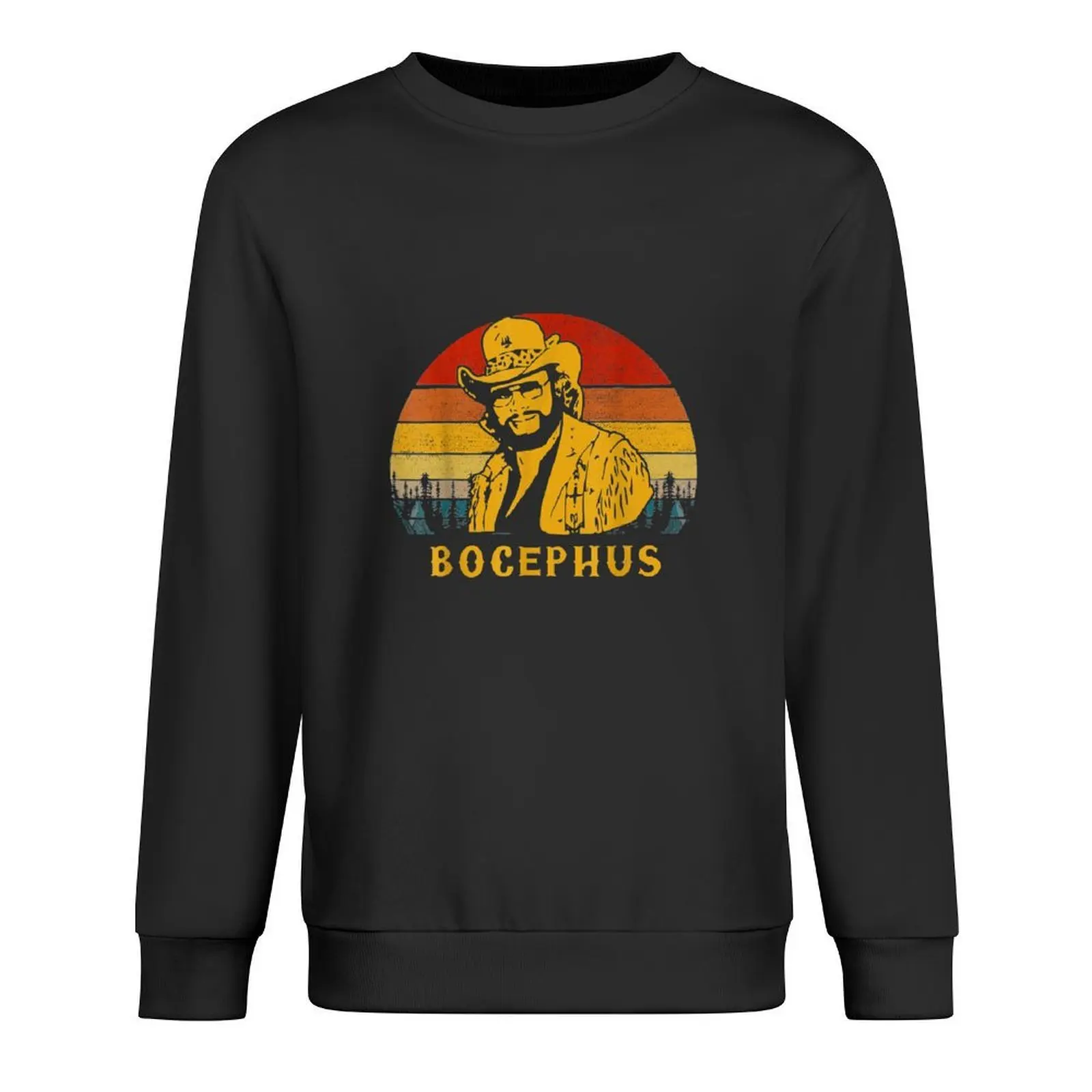 

Vintage Bocephus, Hank Jr Distressed WIlliams Funny Tee Pullover graphic t shirts men korean style clothes hooded sweatshirt
