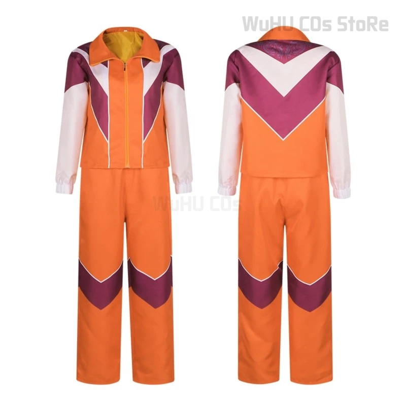 2025 abrigo rosa pantalones hombres mujeres Garett Natalie Dawn Henry Cosplay disfraz película Mincr traje de juego de rol ropa de fiesta de Halloween