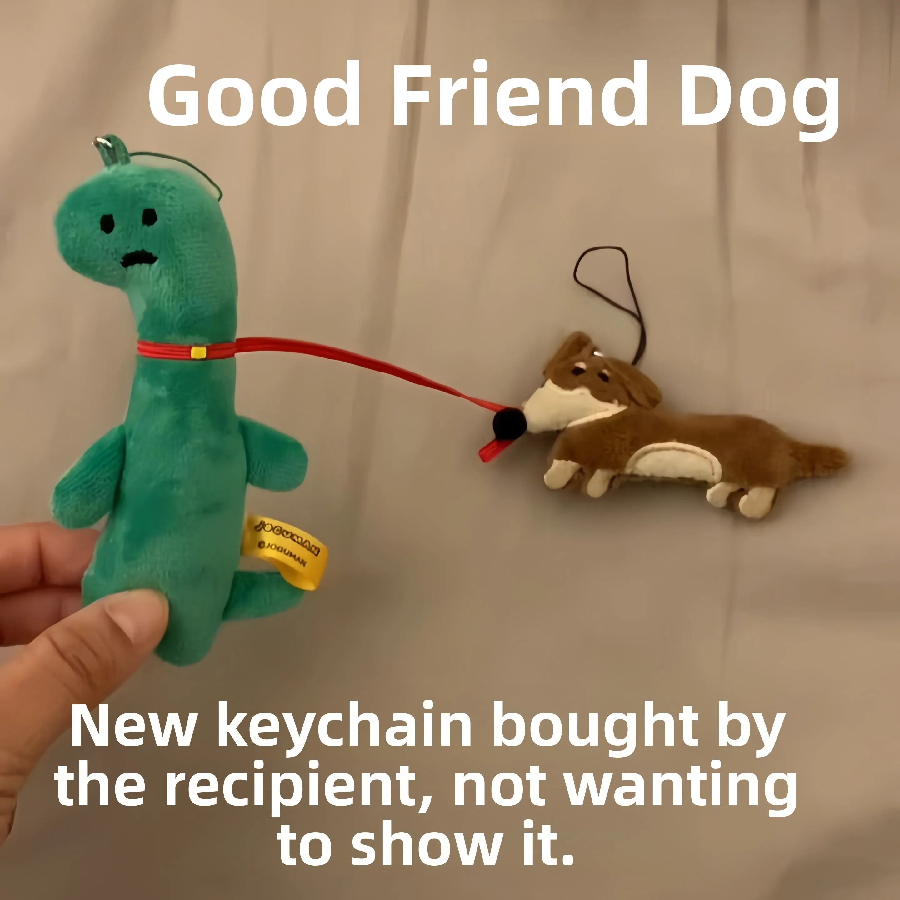 

Dinosaur Plu Toy Keychain Couple Sle Bag Pendant Car Key Holder Bookbag Accory Good Friend Dog Hanging Ornament