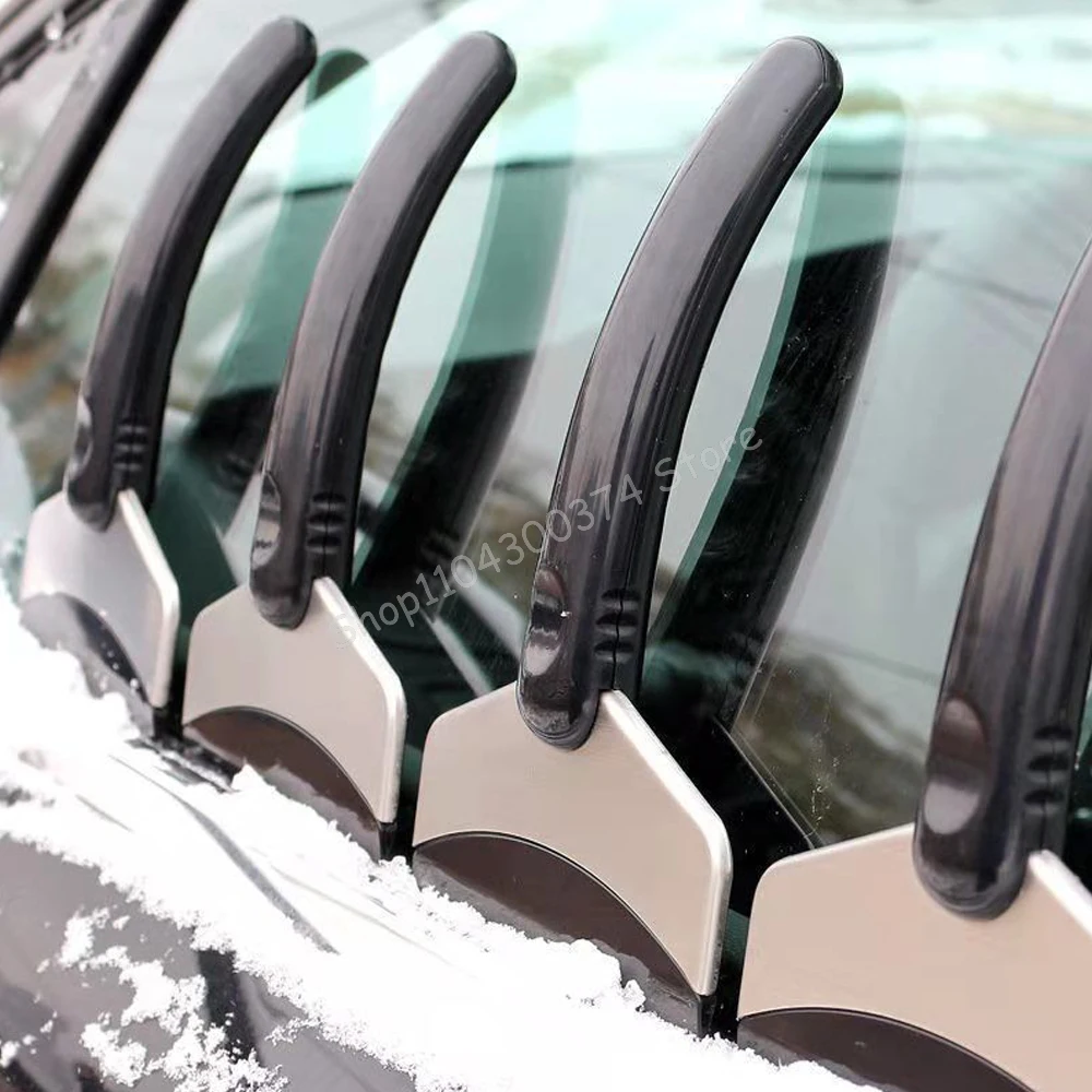 

Car Ice Scraper Snow Removal Shovel Stainless Steel Car Windshield Snow Removal Scraper Snow Remover Winter Accessories