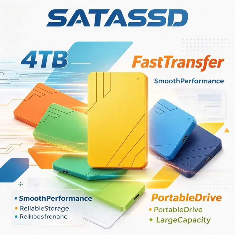 4TB 2.5 Inch Slim Portable External Hard Drive, USB 3.0 High Speed, Data Backup Storage for Laptop, Desktop PC, Mac and Android