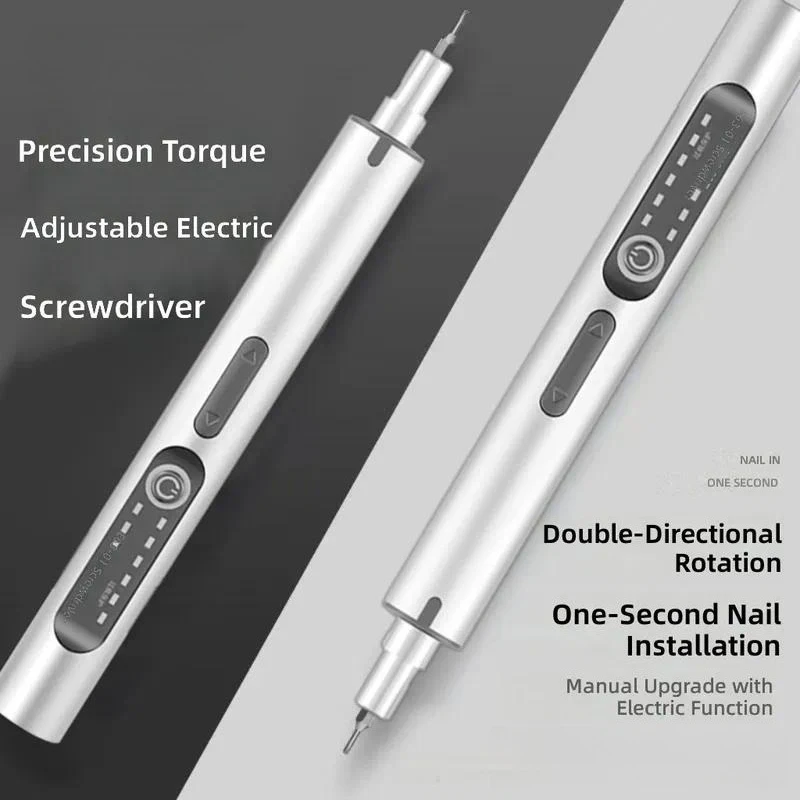 for Torque Adjustment Precision Electric Screwdriver Rechargeable Household Small Screwdriver for Mobile Phone Digital