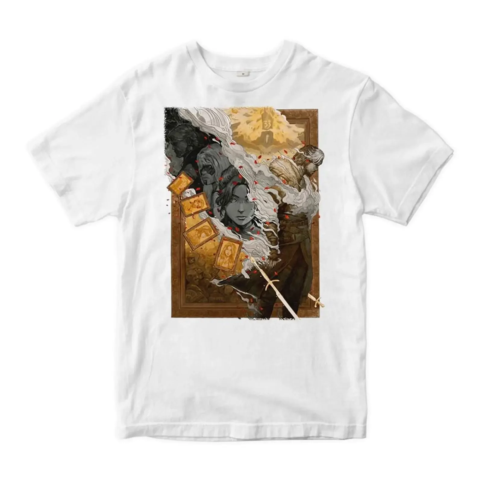 Clair Obscur Expedition 33 Art T Shirt Men amp 39 s and Women Sizes XPD 253779 vintage Washed Breathable Soft Versatile