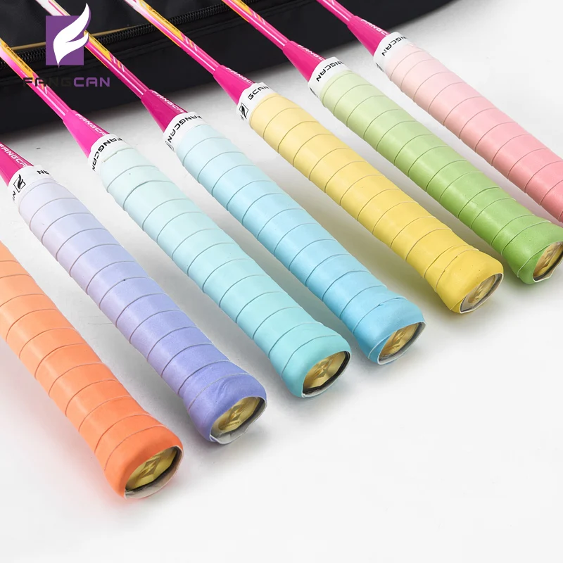 FANGCAN 7PCs Tennis Racket Grip Tape Assorted Colors Sticky Non-Slip Badminton Squash Beach Tennis Overgrip