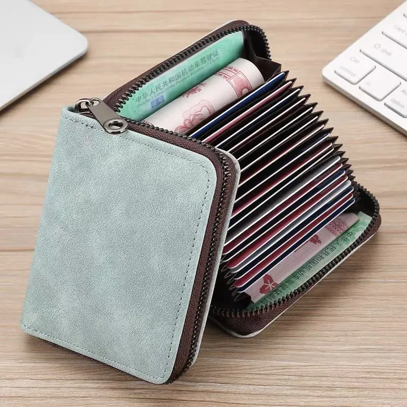 Card Bag Men's Exquisite High-end Driver's License Women's Card Bag Small and Ultra-thin Integrated Multi-card Position