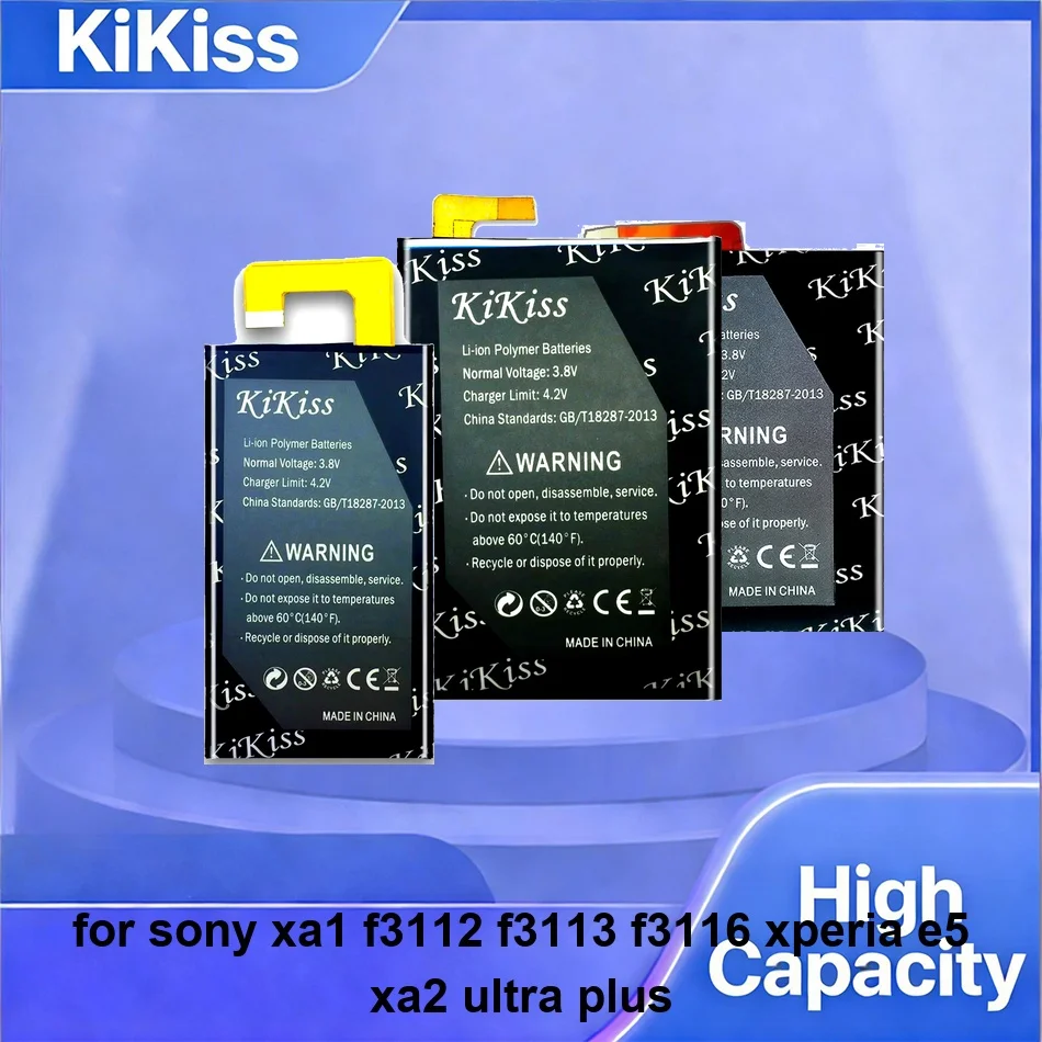 LIS1635ERPCS / LIP1635ERPCS LIP1653ERPC LIP1641ERPXC For Sony XA1 F3112 F3113 F3116 For Xperia E5 XA2 Ultra Plus Battery