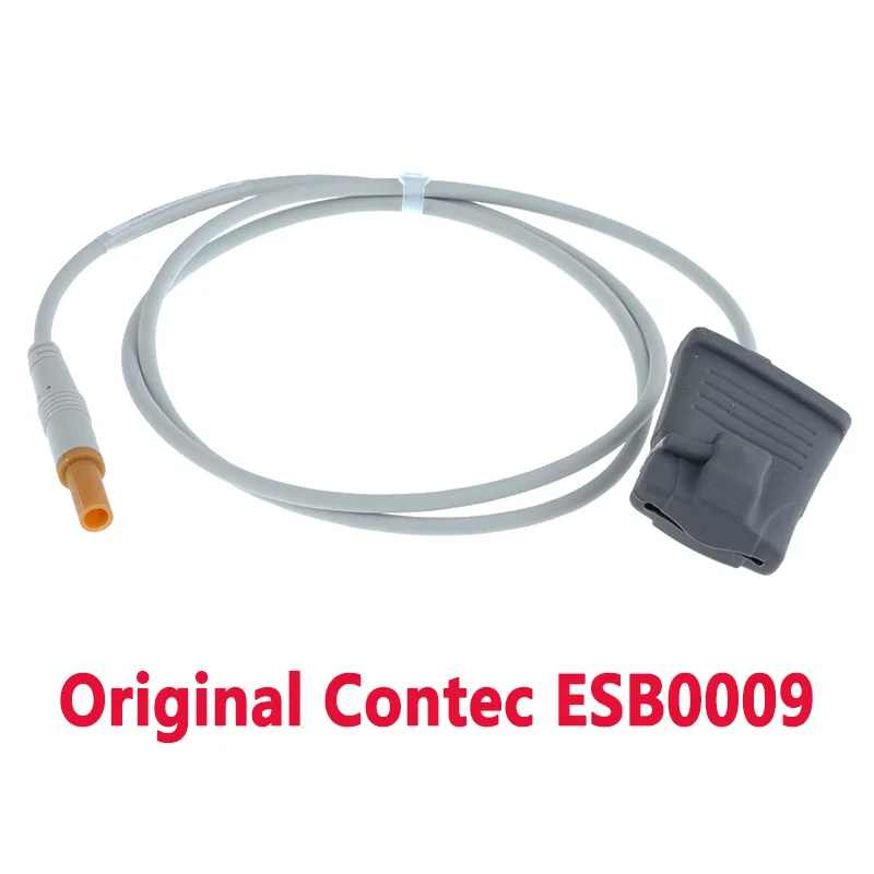 

Original ESB0009 Digital Adult Silicone Finger Cuff SpO2 Sensor Blood Oxygen Probe Use For CONTEC RS10 Sleep Breathing Monitor.