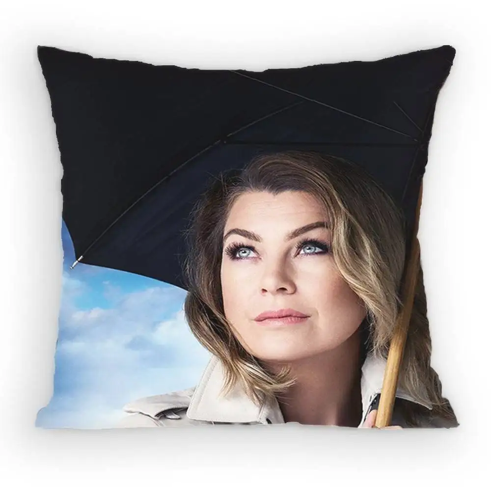 Grey's Anatomy Pillow Case Sofa Living Room for Bedroom car Headboard Backrest Cushion Square Cushion Nap Time