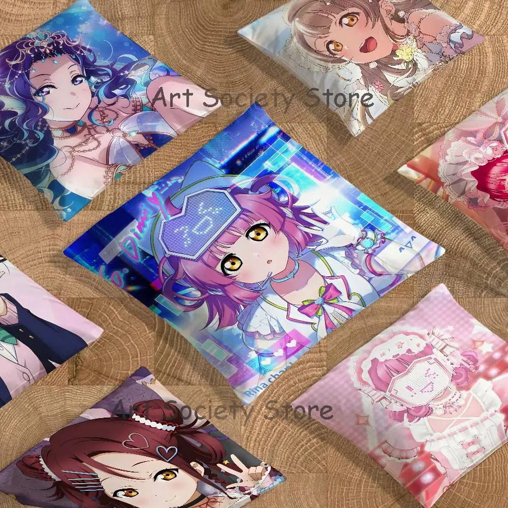 L-Love Anime Live Pillow Case cute cartoon anime peripheralsBedroom Sofa Decorative Cushion Cover Soft Cushion Cover