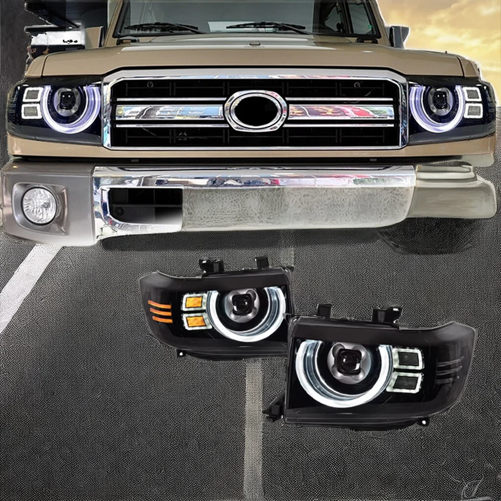 Vland New FT Car Lights for LC70-LC79 2007-2020 LED Projector Headlamp Daytime Running Light Automotive