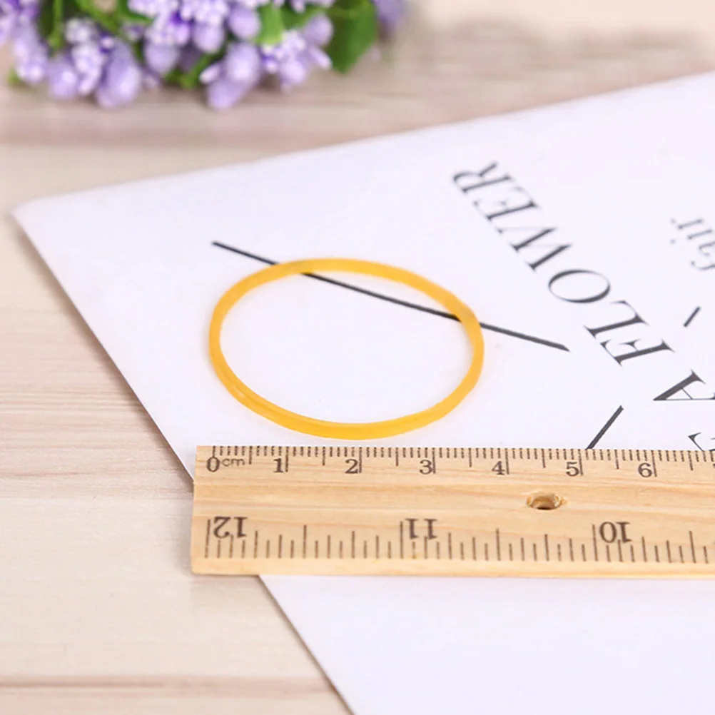 500 قطعة من الأربطة المطاطية الطبيعية المرنة والقوية لحمل فواتير الورق وتثبيت المال #4