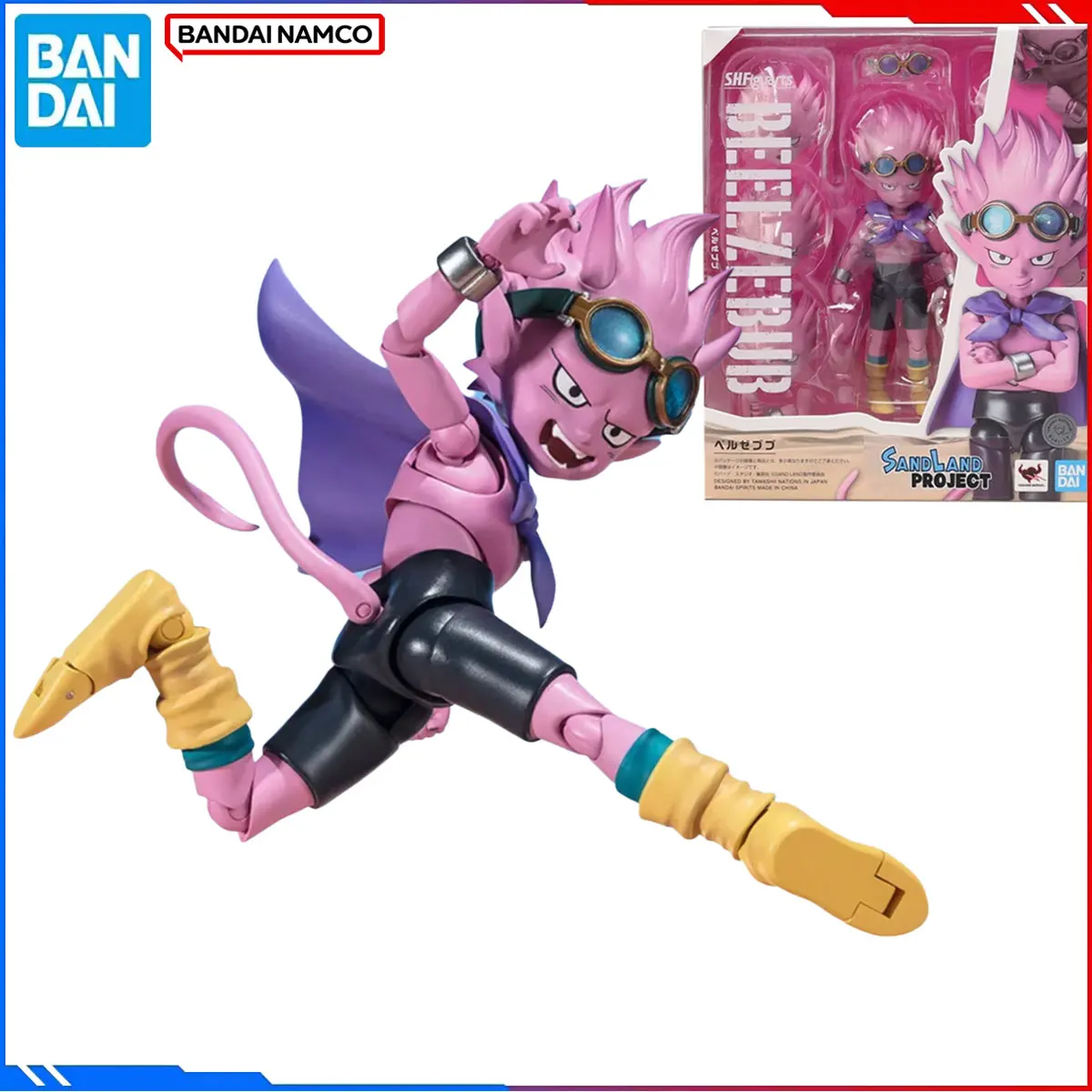 

Подлинная Bandai, оригинальная фигурка Sand Land, наборы моделей S.H.Figuarts 1/12, аниме-фигурки Beelzebub, экшн-модель, игрушки, подарок для детей