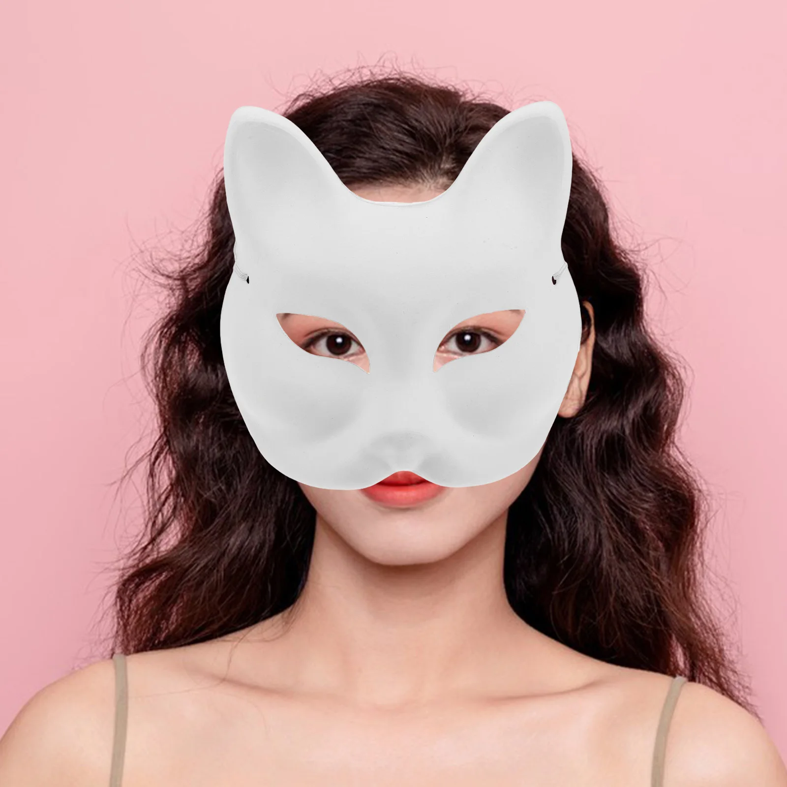 

8Pcs White Masks to Decorate DIY Handmade Mask for Cosplay Festival Prom Night Masquerade Ball Party Favors Craft Activity