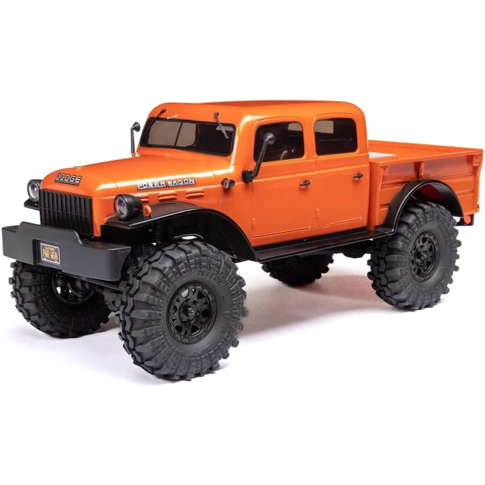 

RC Truck SCX24 40's 4 Door Dodge Power Wagon Orange1/24 4 Wheel Drive-RTR (Everything Needed to Run Included) AXI00007T1