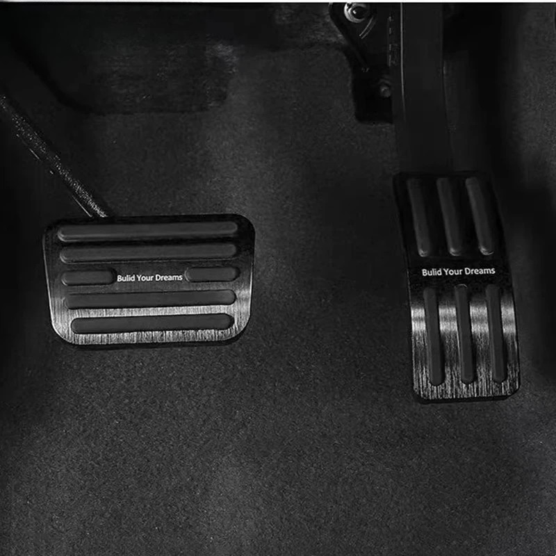 Immagine 5: Per coperture pedali in alluminio BYD Shark 6 – Kit di aggiornamento prestazioni antiscivolo con design personalizzato per pedali acceleratore e freno