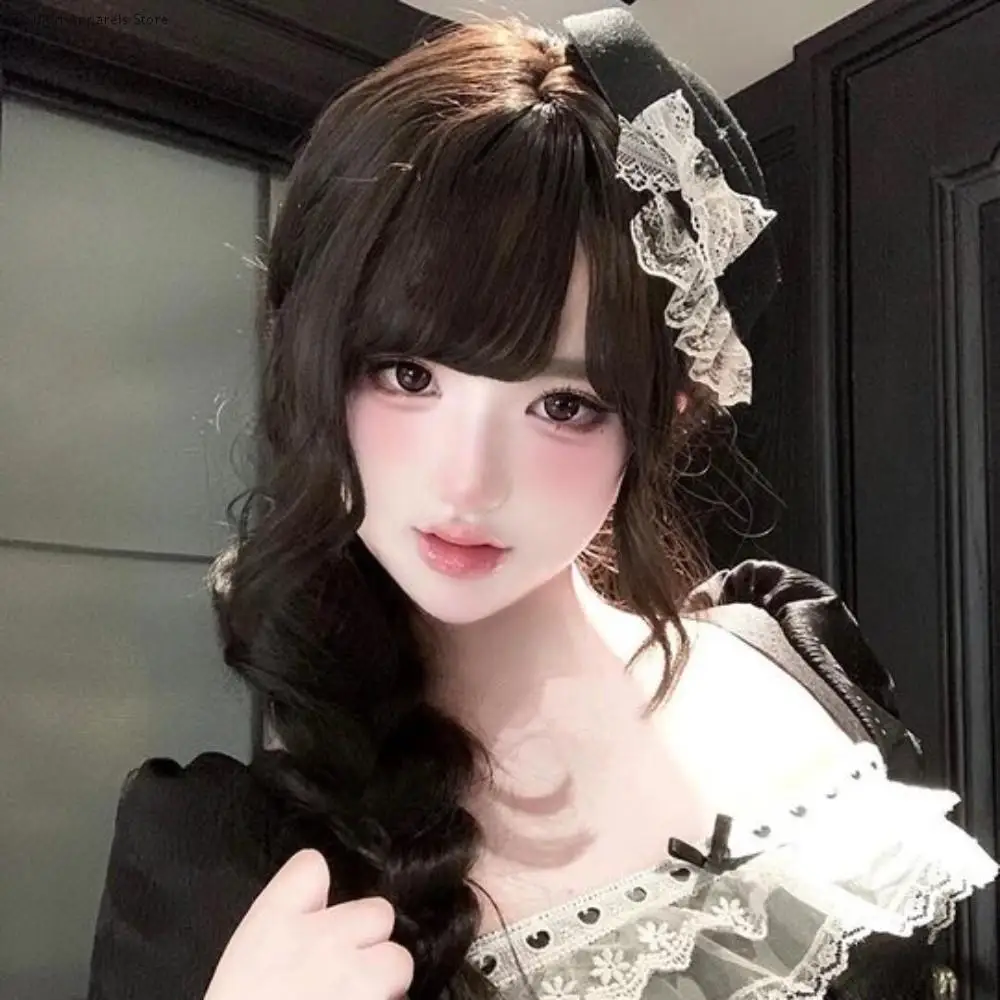 

Elegant Lace Billycock Hat Exquisite with Hair Clips Bow Pillbox Hat French Style Sweet Heart Crystal Round Hat Dance Show