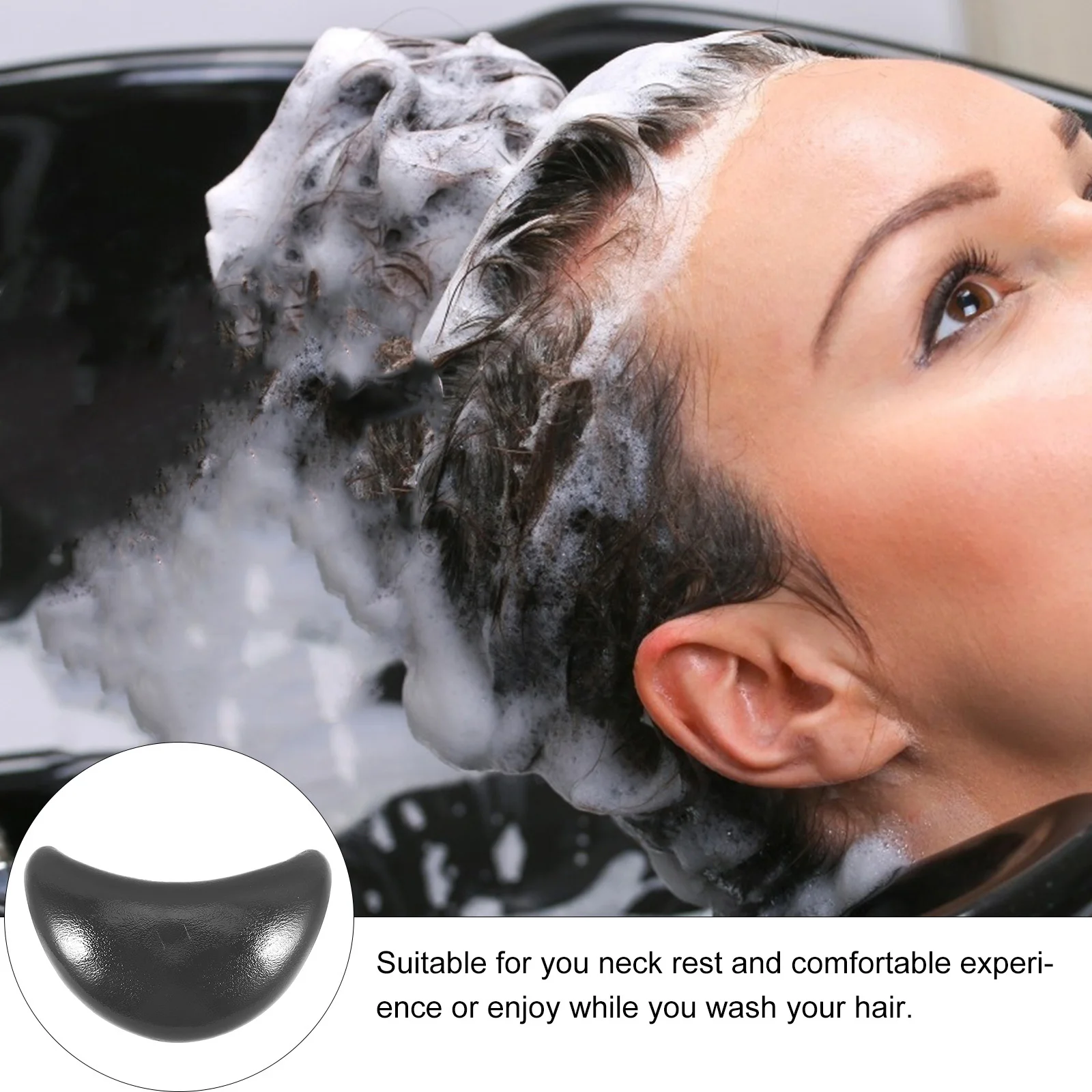 

Silicone Shampoo Chair Pillow Reusable Neck Support For Hair Washing Salon Bath Spa Shampoo Bowl Cushion Rest