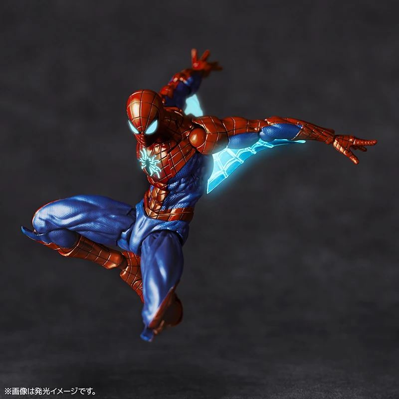 AMAZING YAMAGUCHI Spider 2.0 Actionfigur PVC Bewegliches Sammlermodell 16cm Revoltech Peter Parker Figuren Spielzeug – Detail 21