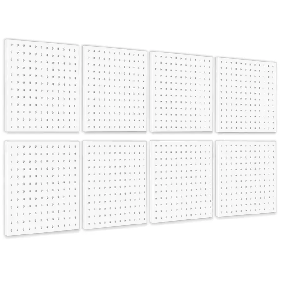 

Набор из 8 металлических перфорированных панелей для организации хранения, настенные органайзеры, комплекты для гаража и мастерской